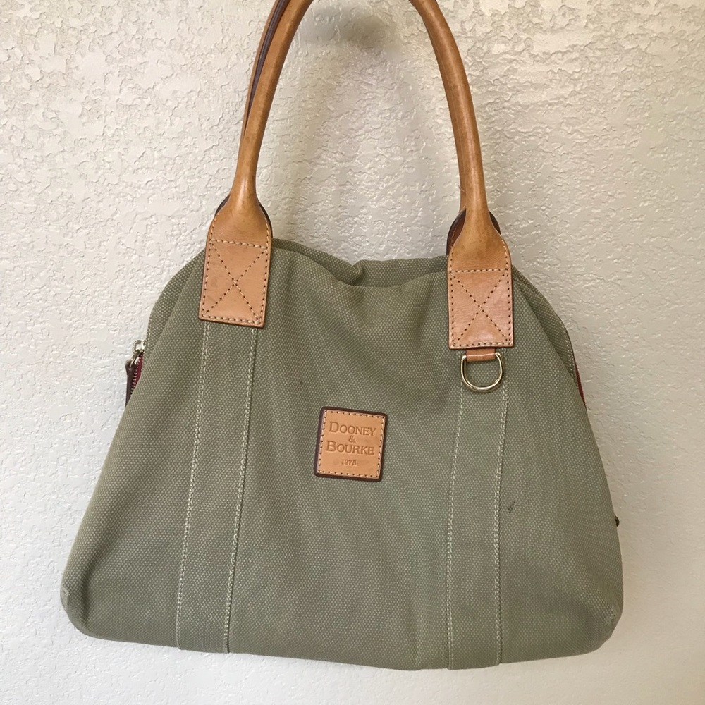 Dooney & Bourke canvas/leather bag
